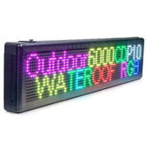 Reclama Luminoasa 200 x 40 cm, LED RGB, Cod QR, Vizualizare 120°, Wi-Fi, afisaj mesaj programabil, exterior