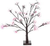 Pom decorativ luminat pentru interior/exterior roz