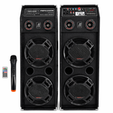 Boxe Profesionale AT Performance AT-2304, 2500W, Difuzor 10 Inch, Bluetooth, USB, Microfon, Karaoke