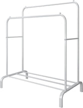 Suport pentru umerase si pantofi, AT PERFORMANCE®, 150 x 110 x 57 cm, Alb