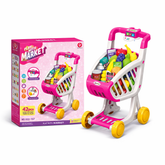 Cărucior de cumpărături copii Play With Market 42 piese cu lumini și sunete