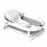 Cadă de Baie Pliabilă pentru Bebeluși cu Termometru și Pernă – Antiderapantă, 0-3 Ani