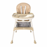 Scaun de masă pentru bebeluși KIDDO KD-44, Roz, cu centură de siguranță în 5 puncte