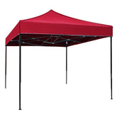 Cort tip Pavilion AT PERFORMANCE 3x3m , Prelata Impermeabila, Pliabil, Structura Metalica Solida, Pentru Curte, Gradina, Evenimente, Rosu