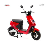 Scuter Electric LX04 N moto Premium cu Motor BOSCH, Certificat COC & EEC, Complet Înmatriculabil pentru Mobilitate Urbană Inteligentă ROSU