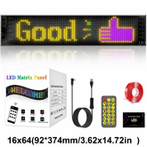 Panou LED Matrix RGB 16x64 Programabil – Display LED cu Control prin Telefon și Telecomandă