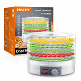 HALEY HY-980I – Deshidrator Fructe și Legume, 350W, 5 Tăvi, Control Temperatură 35–70°C