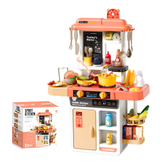 Bucătărie de jucărie copii Spray Kitchen 52 piese cu abur, lumini și sunete