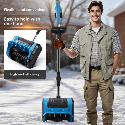 Freza electrică pentru zăpadă AT Performance AT-T12, fără fir, cu 2 acumulatori 128V0