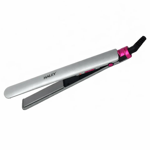 Placă de Îndreptat Părul HALEY HY-3012 cu Plăci Ceramice, Temperatură Reglabilă 100–230°C