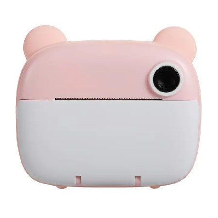 Aparat de Fotografiat AT PERFORMANCE® pentru Copii - Functie Imprimare, Ecran IPS 2,4 inch, Selfie, Video 1080P, Jocuri, Difuzor, Rame Personalizate, Baterie 1200 mAh, Cadou Perfect pentru Crăciun sau Zi de Naștere - Roz