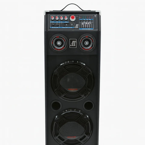 Boxe Profesionale AT Performance AT-2304, 1500W, Bluetooth, USB, FM, Microfon Wireless