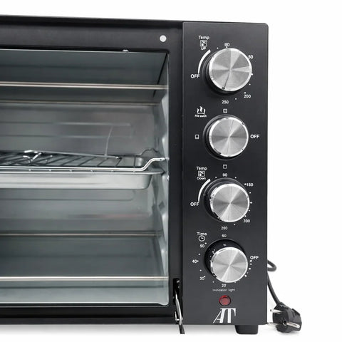 Cuptor Electric AT Performance AT-060L, 60L, 3000W, Timer 60 min, Negru