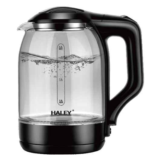 Fierbător Electric HALEY 2.2L, 1800W, Sticlă Termorezistentă, Încălzire Rapidă, Oprire Automată, Design Modern