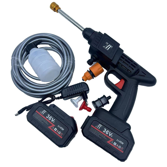 Set aparat de spalare presiune cu 2 acumulator 36V, AT PERFORMANCE, 25 Bari, 8L/min