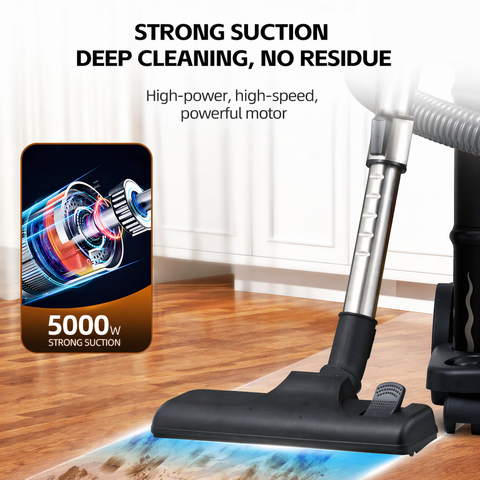 Aspirator Profesional HALEY HY-9925 CD, 5000W, 28L, Funcție Suflare