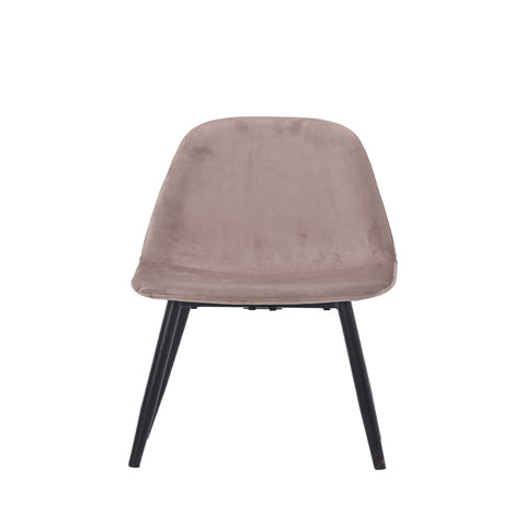 Set masă dining cu 4 scaune, blat sintered stone gri și catifea, 120x70 cm