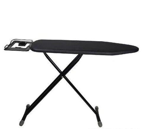 Masa De Calcat, Inaltime Reglabila, Suport Pentru Fier De Calcat, Capac Detasabil, 143X39cm, Gri