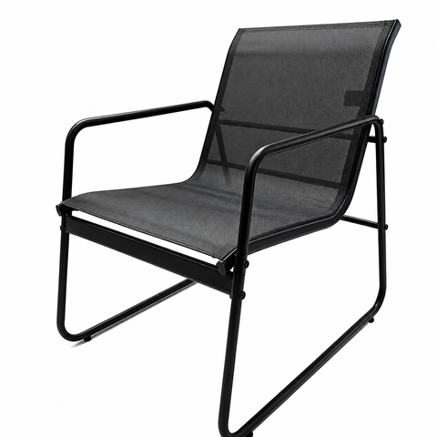 Set Mobilier Grădină AT PERFORMANCE® 4 Piese, Canapea 2 Locuri + 2 Fotolii + Măsuță, Cadru Metalic