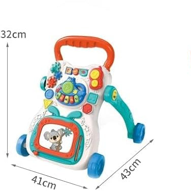 Antepremergator multifunctional , tăbliță de scris , forme geometrice colorate