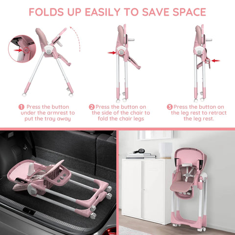 Scaun de masa bebe 5 in 1