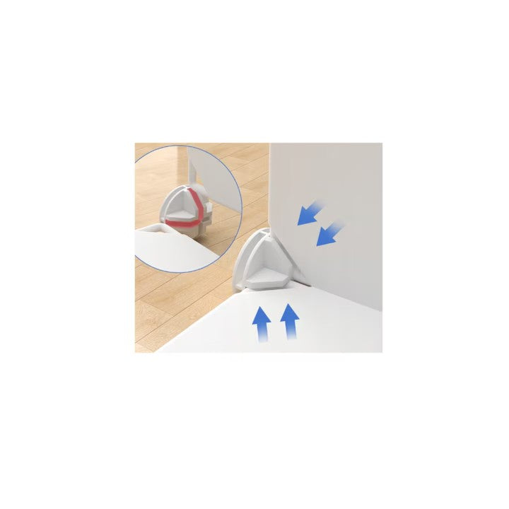 Dulap modular pentru copii, AT PERFORMANCE®, 8 rafturi, durabil, 44X32X126 cm, alb