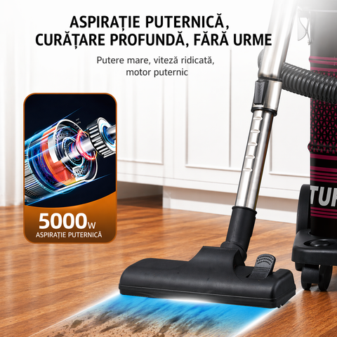 Aspirator Profesional HALEY HY-9924 AB, 5000W, 28L, Funcție Suflare