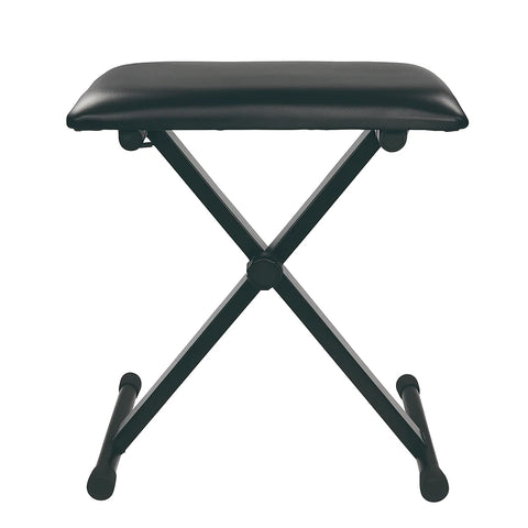 Scaun pentru Orga cu Inaltime Reglabila, Confort Sporit, Design Stabil, 52 / 55 / 57 cm, Pliabil, Usor de Depozitat, Protectie Podea, Negru