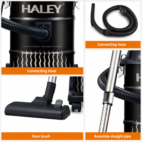 Aspirator Profesional HALEY HY-9925 CD, 5000W, 28L, Funcție Suflare