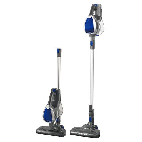 Aspirator vertical 2 în 1 HALEY, 1,2L, 22.2V, autonomie max 40 min, Albastru/Argintiu