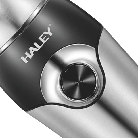 Râșniță Electrică Haley 300W din Inox, 500g, Măcinare Rapidă, Lame din Oțel, Siguranță Avansată
