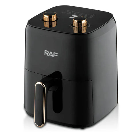 Friteuza Air Fryer RAF cu aer cald, fara ulei, Capacitate 3L, 12 Programe, AT PERFORMANCE, 1500W, Negru