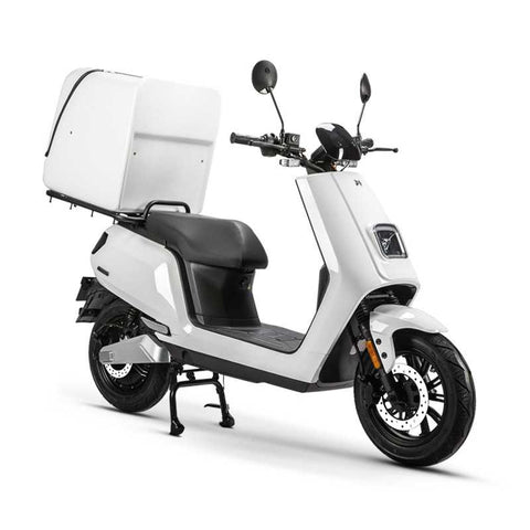Scuterul Electric N Moto cu Motor BOSCH, pentru Livrari oriunde in lume, Autonomie Extinsă și Omologare pentru Înmatriculare