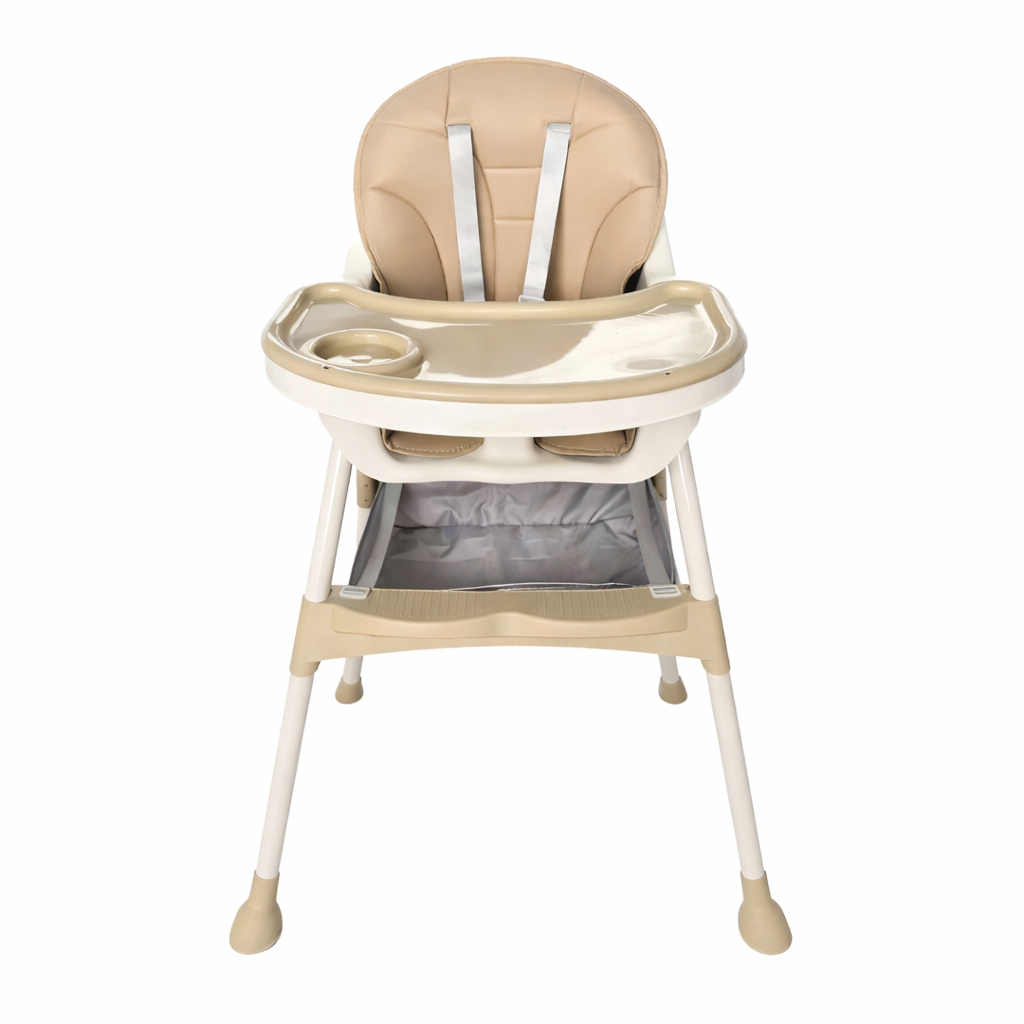 Scaun de masă pentru bebeluși KIDDO KD-44, Roz, cu centură de siguranță în 5 puncte