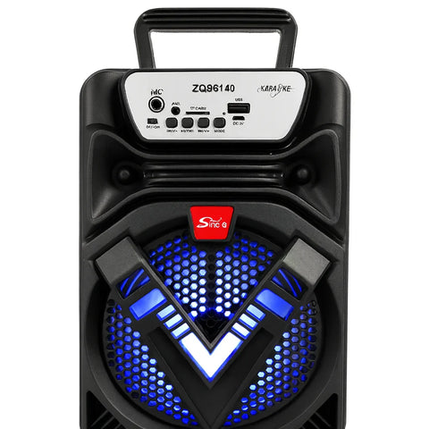 Speaker Bluetooth Portabil 6.5'' cu LED Multicolor și Funcție Hands-Free