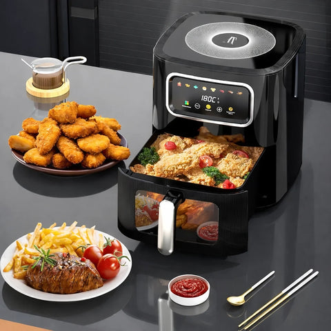 Friteuză cu Aer Cald AT Performance AT-M60, 10L, 2800W, Control Digital