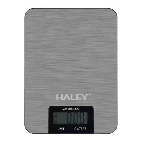 Cântar Electronic HALEY, 5000G, din Oțel Inoxidabil Design Portabill, Argintiu