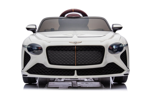 Mașinuță electrică copii Bentley Bacalar oficial licentiat, Kidoo, 12V, 2 motoare, telecomandă 2.4G, LED, USB, Bluetooth, 3-8 ani