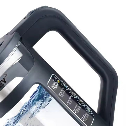 Fierbător de apă HALEY, 1800W, Portabil, din Sticlă de 2L, Oțel Inoxidabil