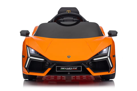 Lamborghini Revuelto – Mașinuță electrică oficial licențiată pentru copii (12V, 2 motoare de 390)