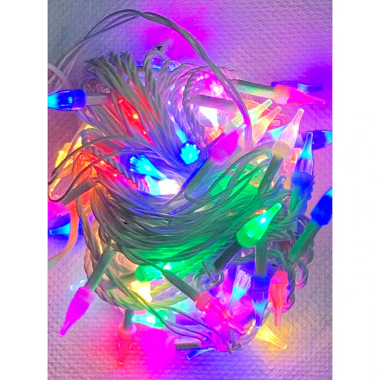 Instalatie Luminoasa de Craciun AT PERFORMANCE®, Becutele Varf Ascutit, Jocuri de Lumini, 100L, 5m, Multicolor.