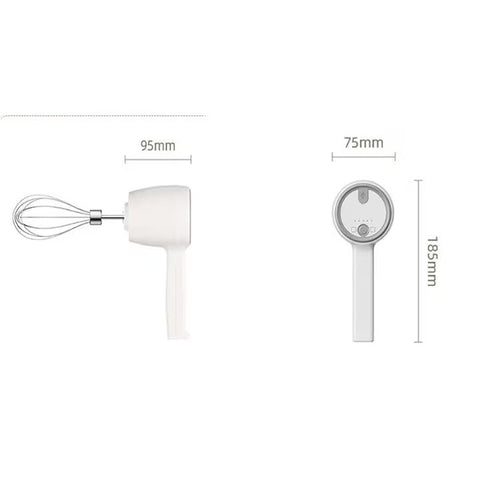 Mixer electric AT PERFORMANCE®, 5 viteze, 20W, 500mA, Alb.