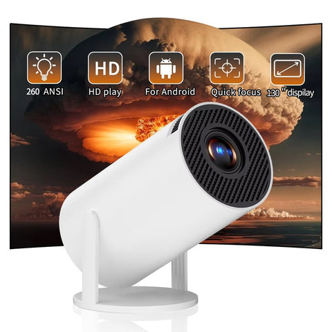 Mini Videoproiector Portabil AT PERFORMANCE® – WiFi, HDMI, USB, Difuzor, Full HD Support, Ideal pentru Filme, Prezentări, Gaming