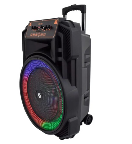 Boxa portabila bluetooth kolov J-1505, USB, Radio FM, microfon, joc de lumin RGB, 15 inch