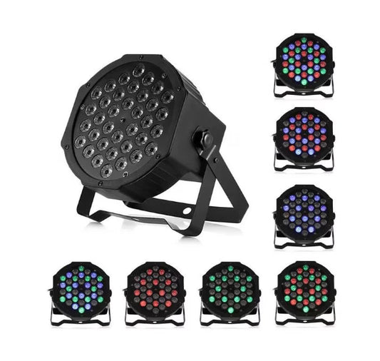 Proiector joc de lumini PAR Led, 36 leduri RGB AT PERFORMANCE