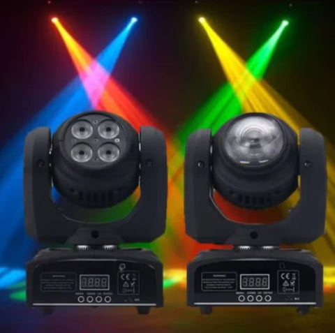 Proiector joc de lumini Double Face Moving Head Light, AT PERFORMANCE®, 30 x 20 x 24 cm, negru