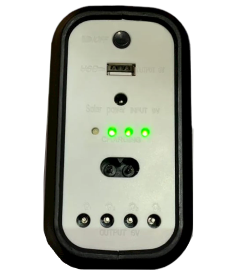 Kit solar portabil GD-8017, USB, 3 becuri, lanterna LED, cablu incarcator telefon multiple capete