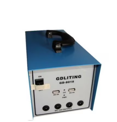 Sistem voltaic GDLITE GD-8018 cu 3 becuri, 2 x USB si panou voltaic