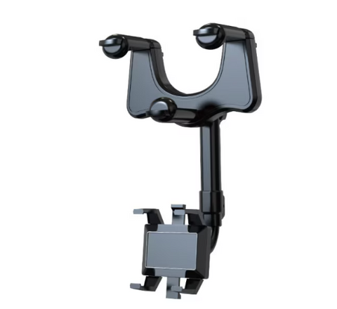 Suport de telefon, rotativ si retractabil, pentru oglinda auto