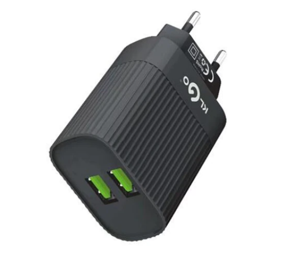 Incarcator de priza cu 2 Porturi USB, Intrare AC/DC 100 - 240 V, Port 1 1 A, Port 2 2.1 A, Alb